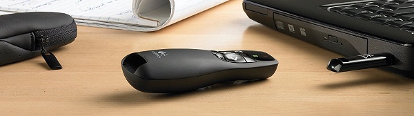 Bút trình chiếu Logitech R400 thông minh và tiện ích